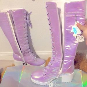 cute rave fairy boots